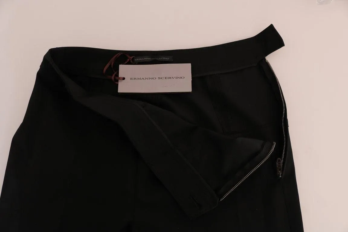 Ermanno Scervino Black Stretch Leggings Pants