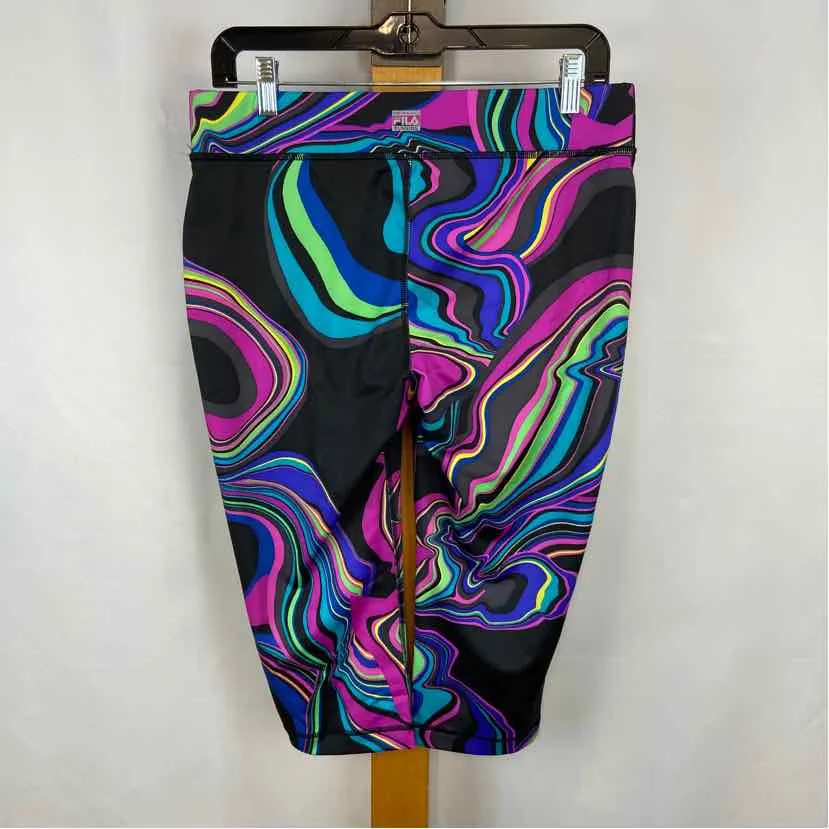 Fila Women's Size M Purple Swirls Leggings