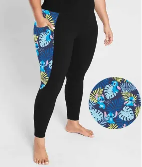 Fluffy Friends Ohana - Adult Casual Thigh Pocket Cloud Soft Leggings & Capris