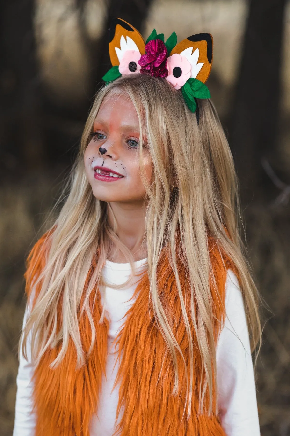 Fuzzy Fox Costume - 4 Piece Set