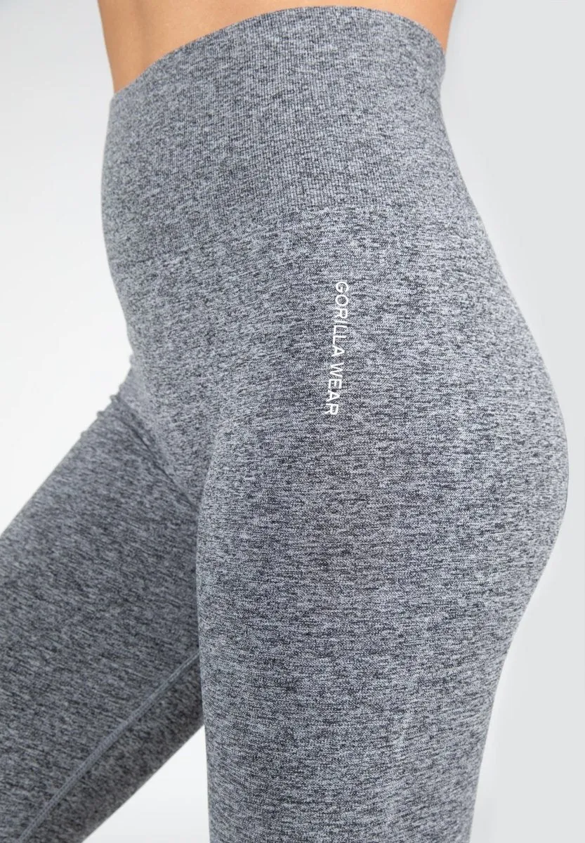 Gorilla Wear Quincy Seamless Leggings - Grey Melange