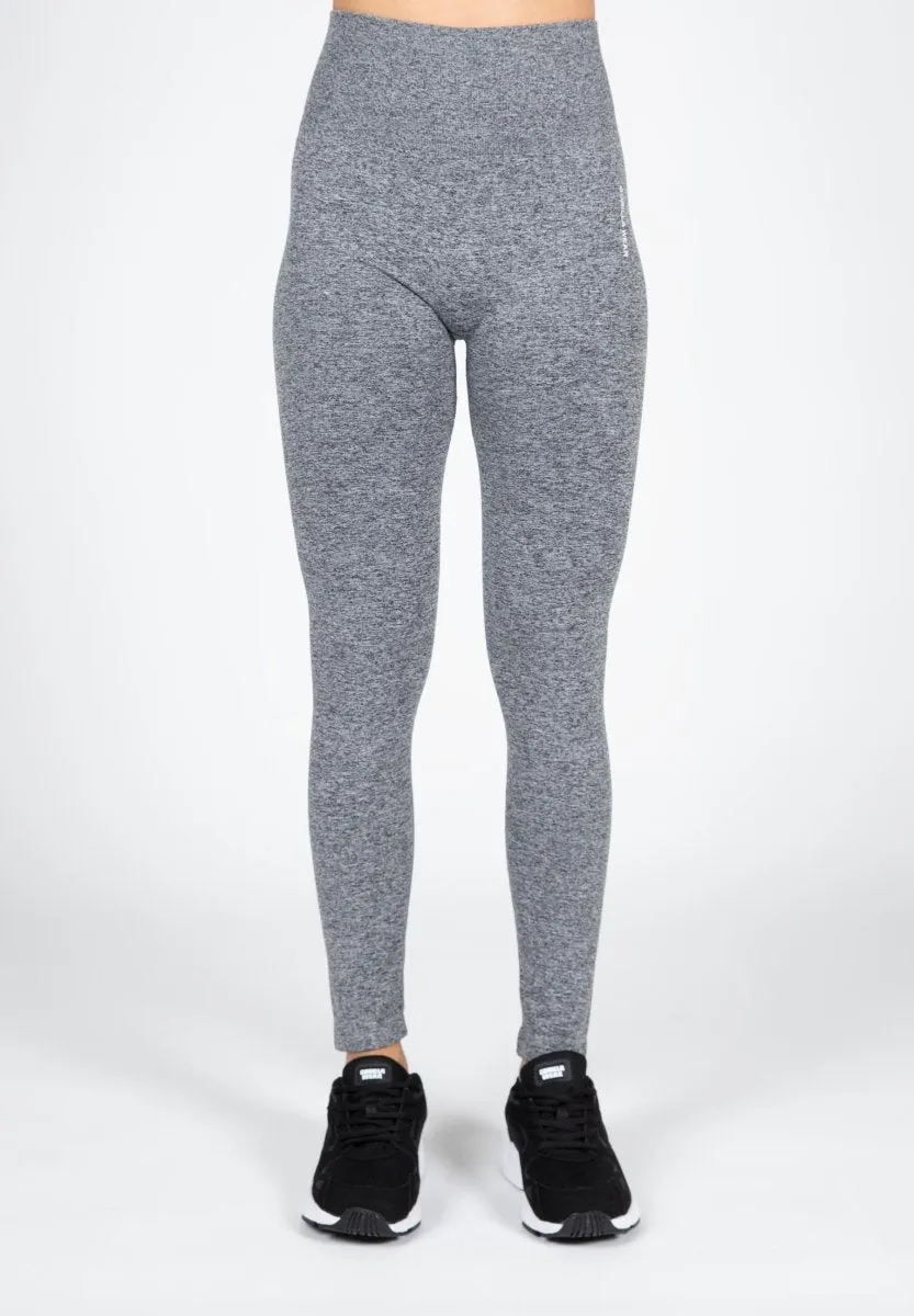 Gorilla Wear Quincy Seamless Leggings - Grey Melange