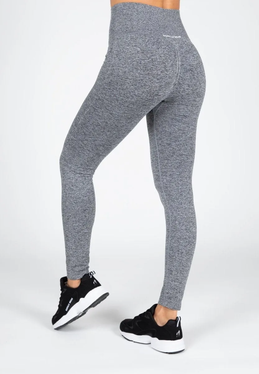 Gorilla Wear Quincy Seamless Leggings - Grey Melange