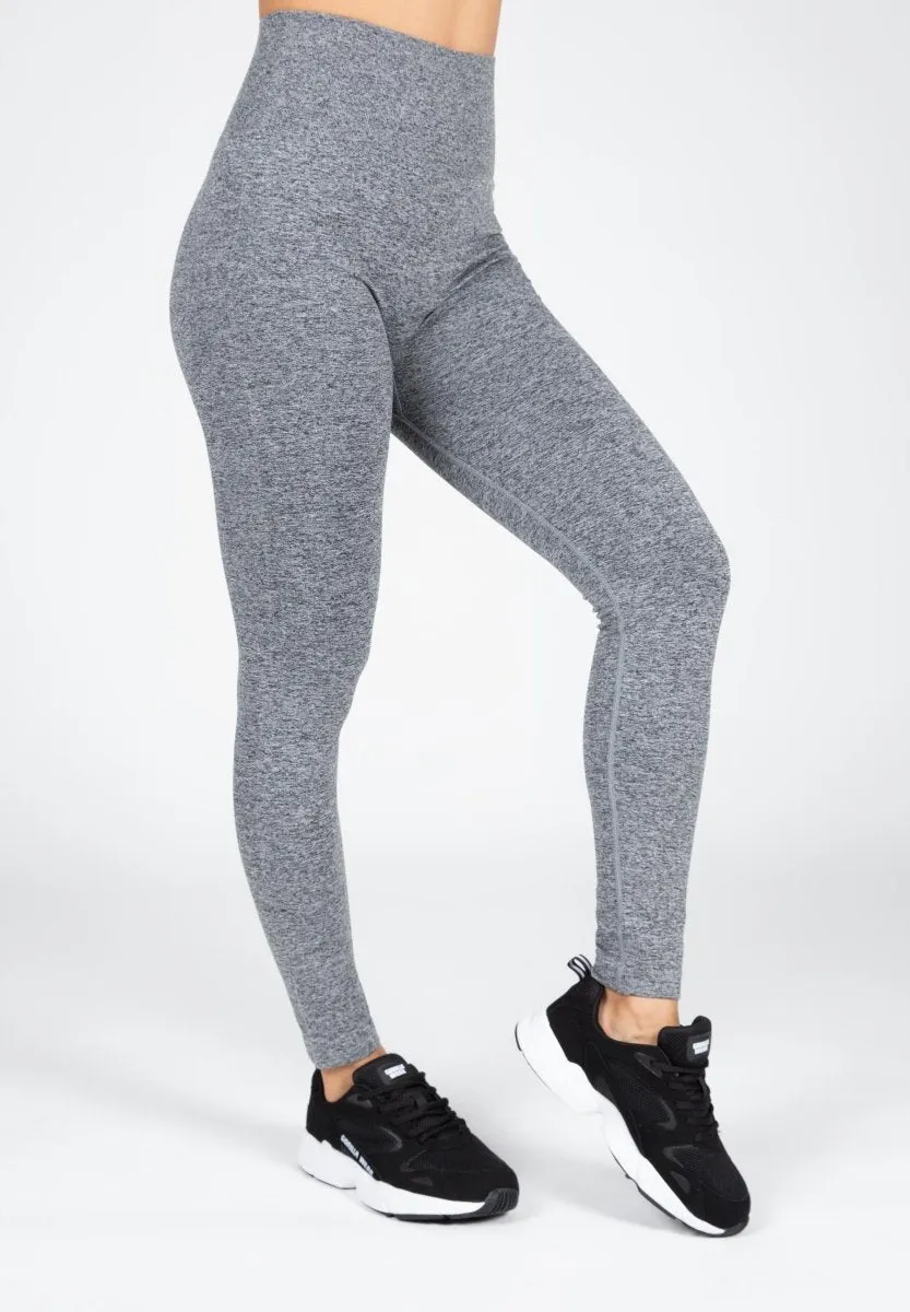 Gorilla Wear Quincy Seamless Leggings - Grey Melange