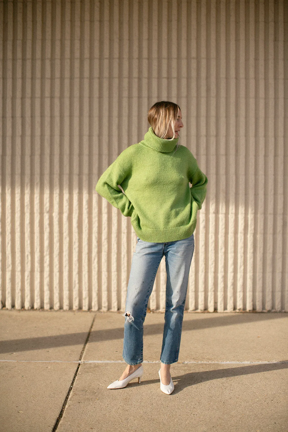 Green Calamity Sweater