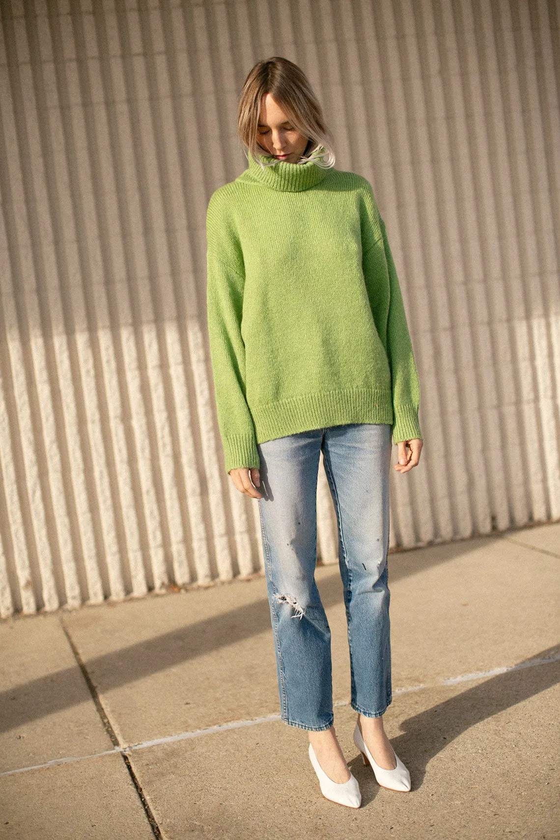 Green Calamity Sweater
