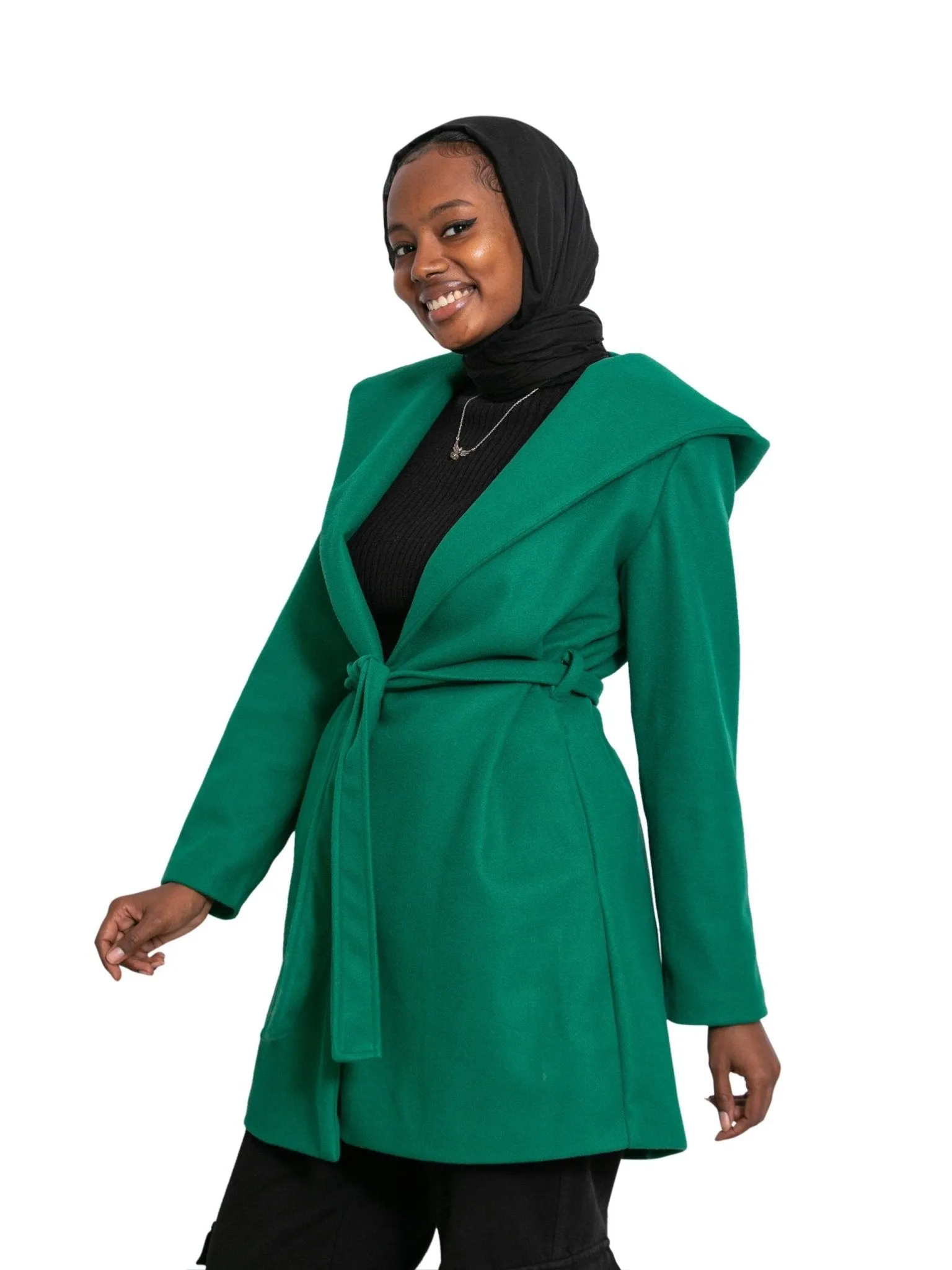 Green Feather Jacket
