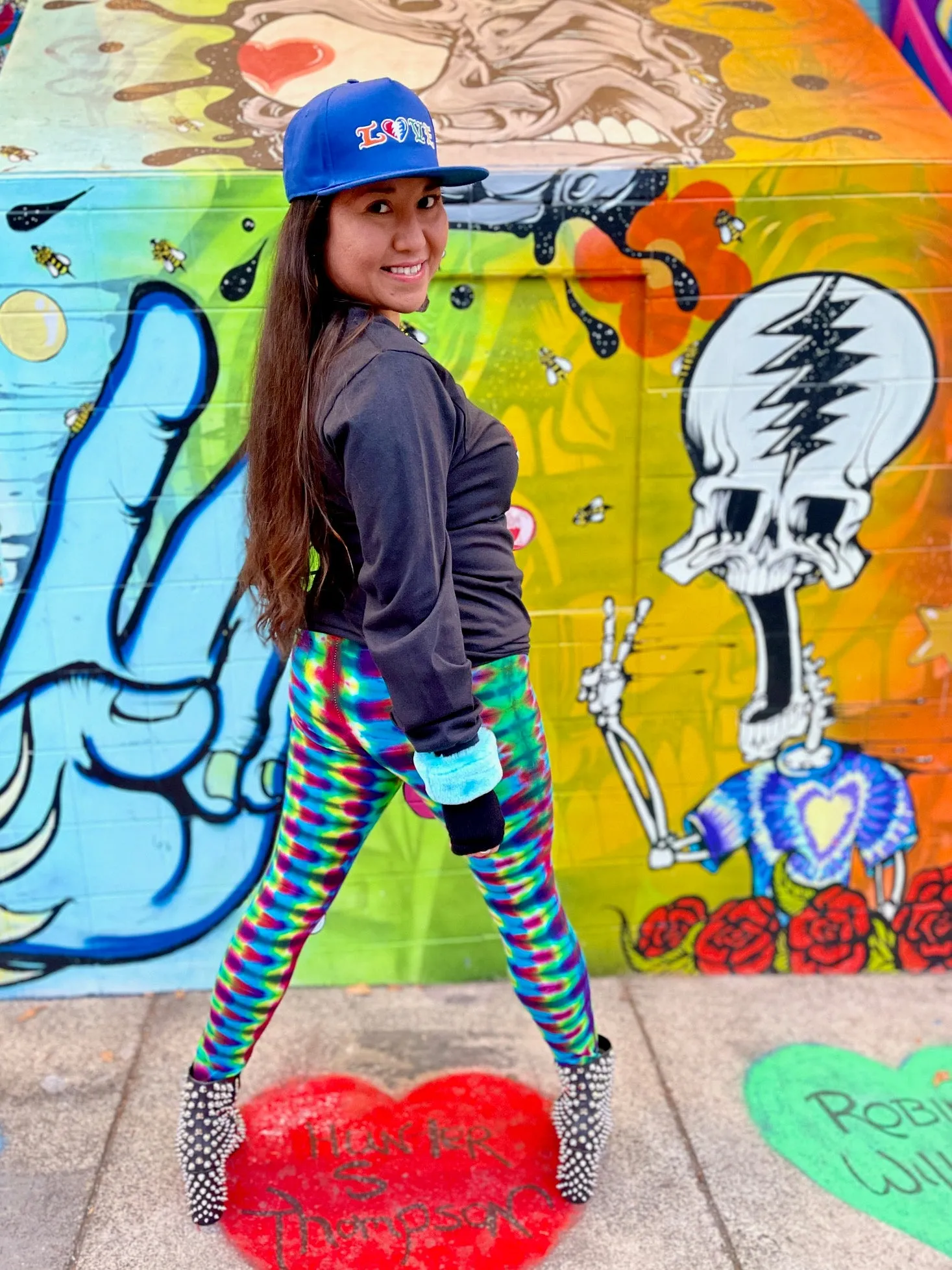 Hadji Henderson (Tiedye Teddy Bear) Leggings #4