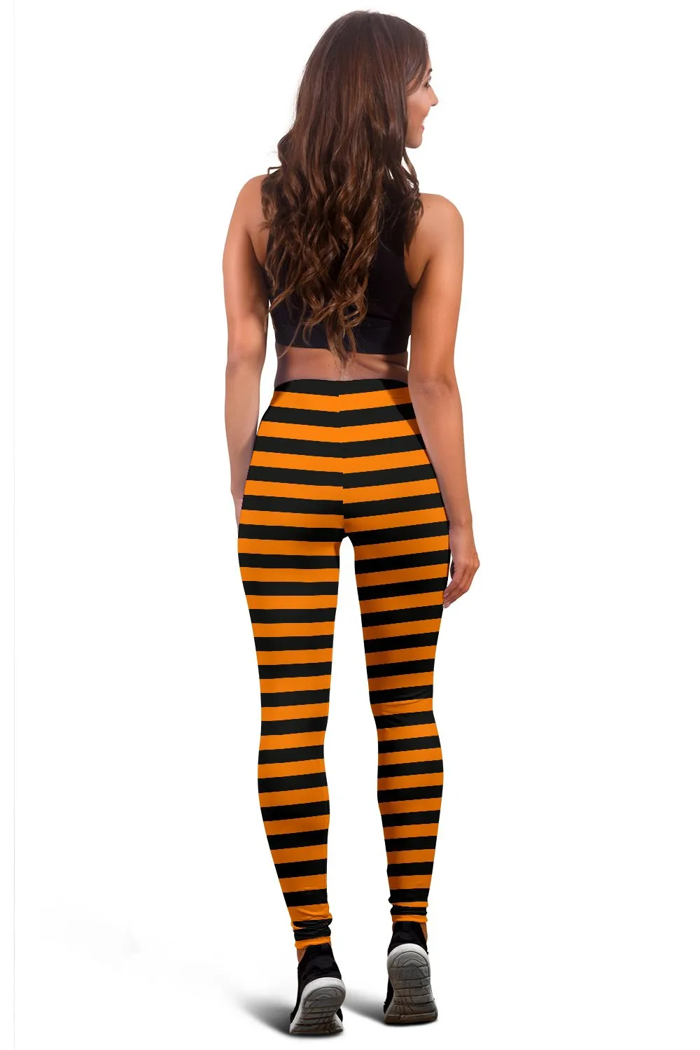 Halloween Striped Leggings