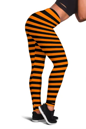 Halloween Striped Leggings