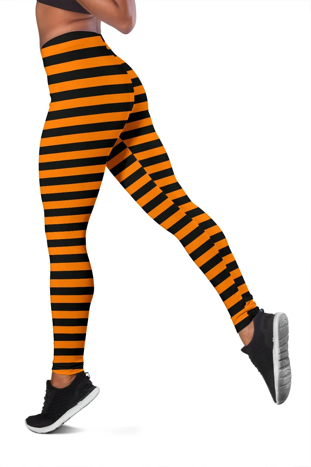 Halloween Striped Leggings