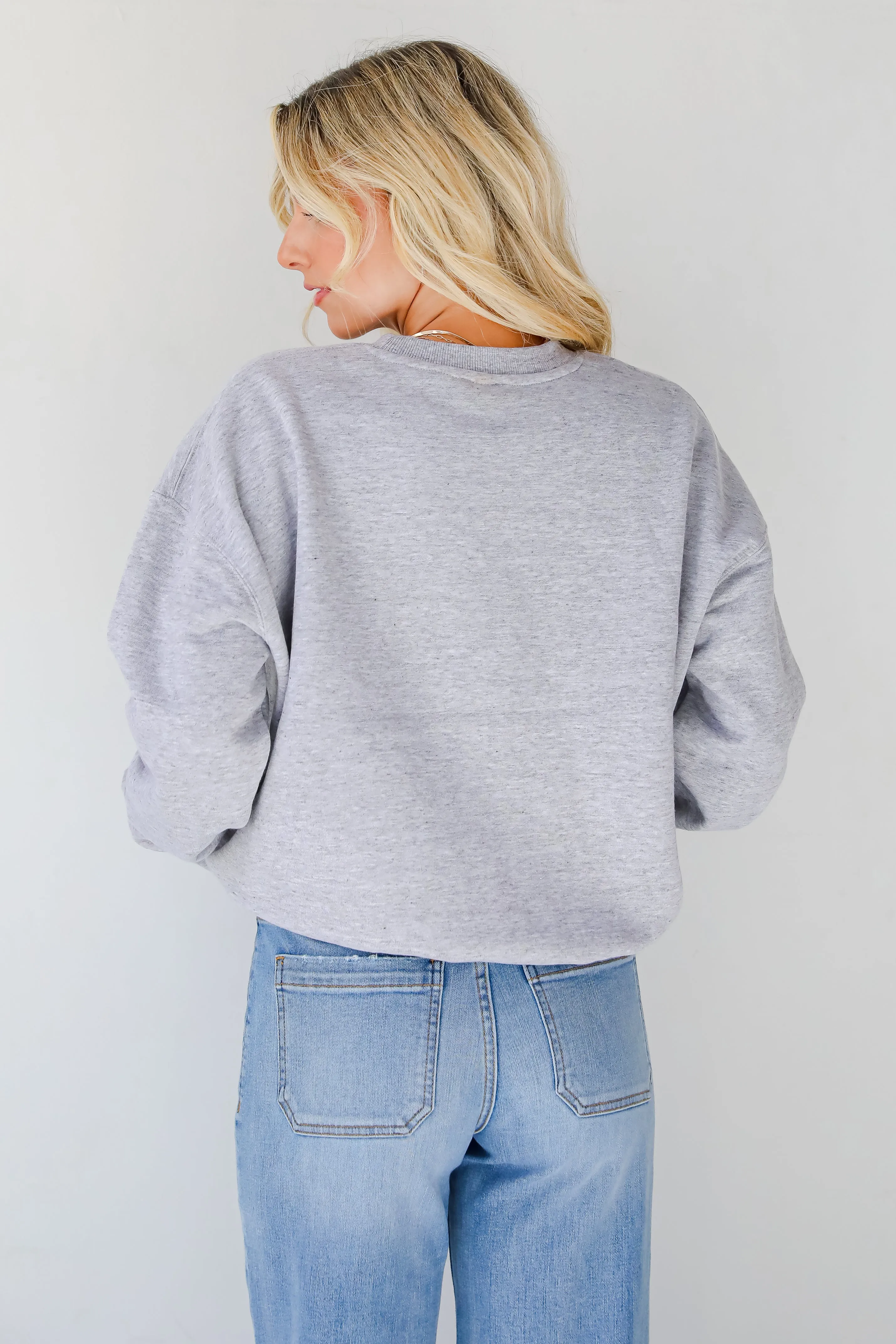 Heather Grey Merry & Bright Sweatshirt