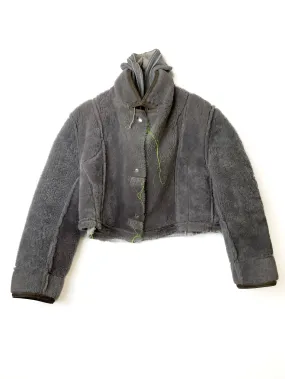 HOOD SHEARLING JACKET