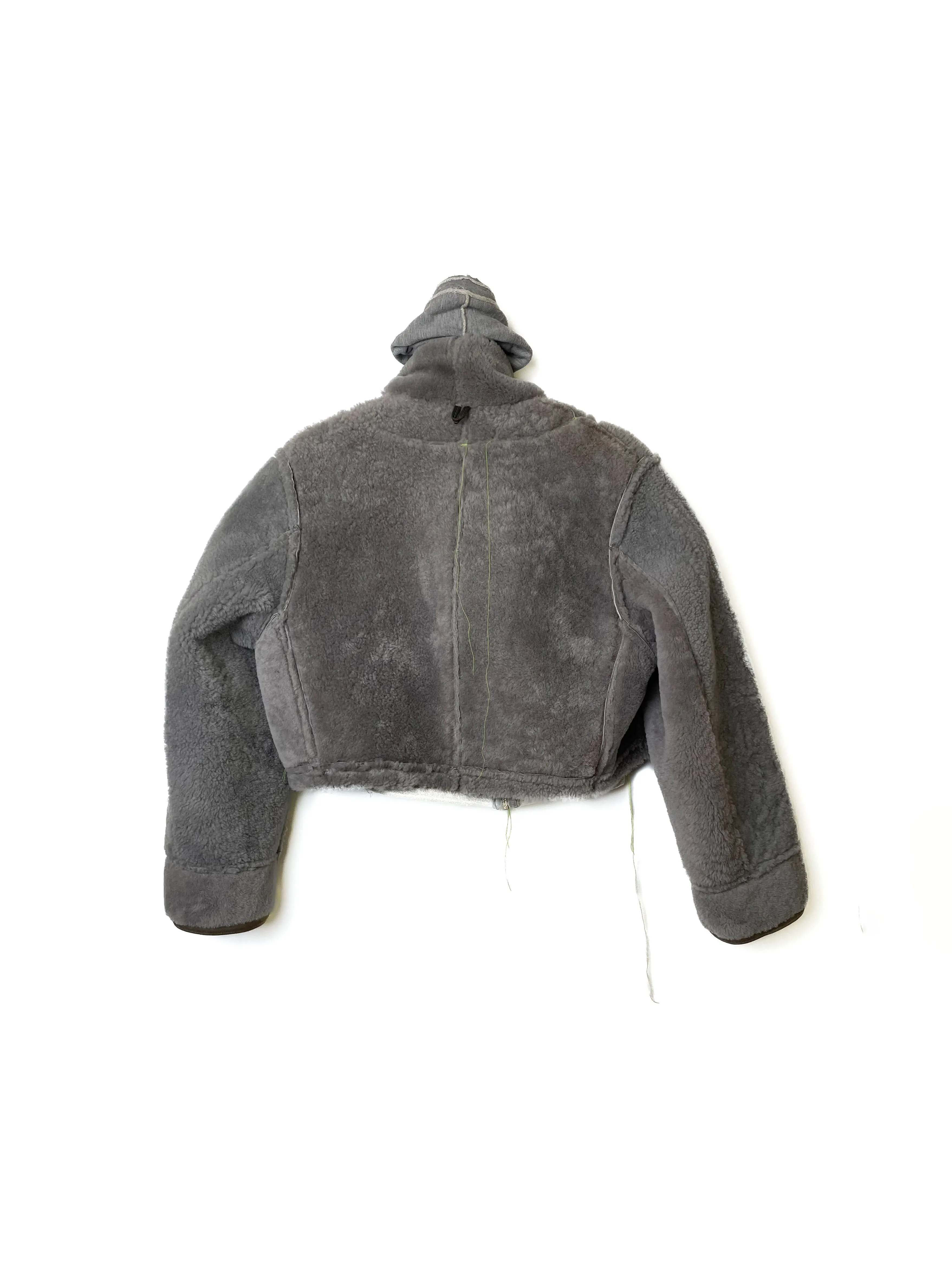 HOOD SHEARLING JACKET