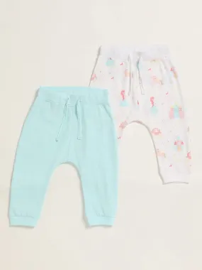 HOP Baby Multicolor Assorted Pants - Pack of 2