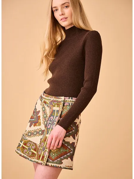 Houghton Turtleneck | Cocoa