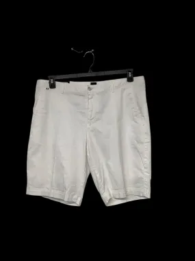 Hugo Boss Mens Slim Fit Chinos Shorts White Solid 40