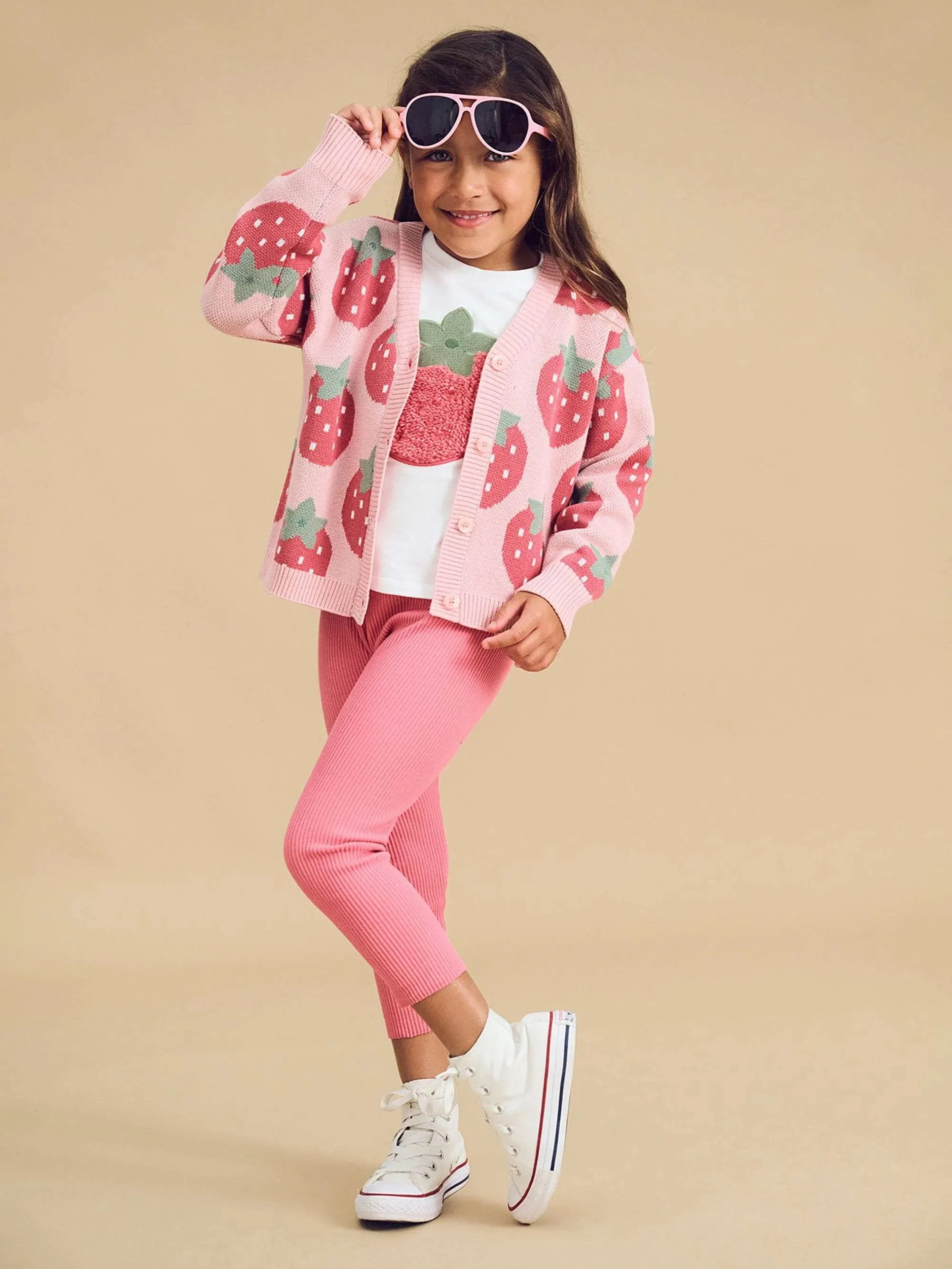 Huxbaby Berry Rib Leggings