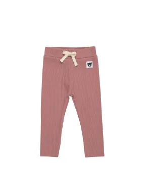 Huxbaby Dusty Plum Rib Leggings