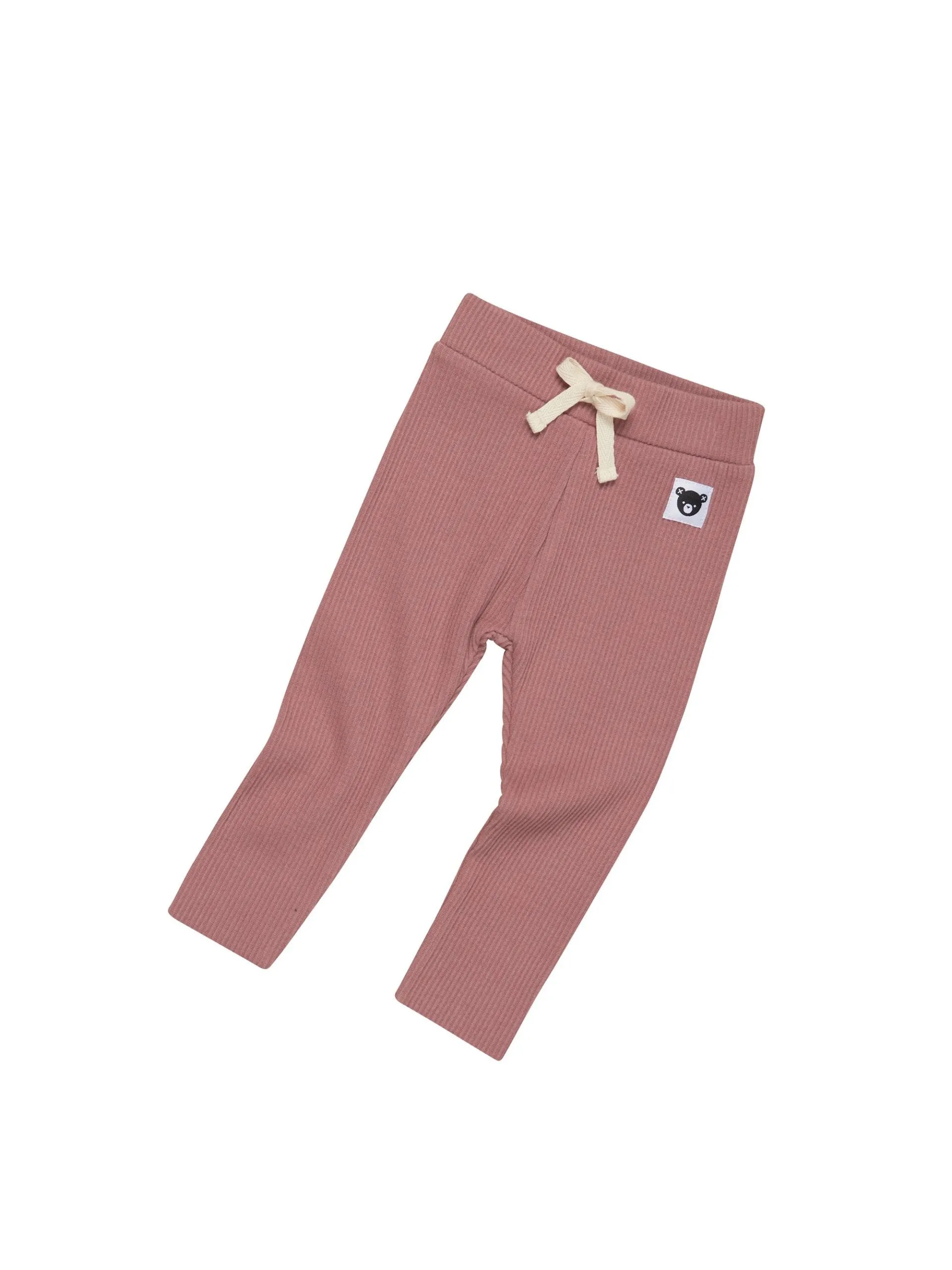 Huxbaby Dusty Plum Rib Leggings