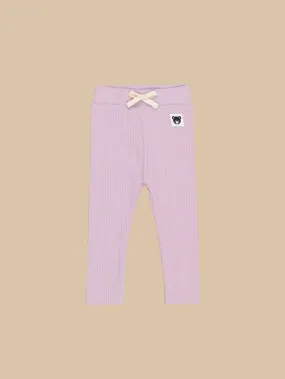 Huxbaby Orchid Rib Leggings