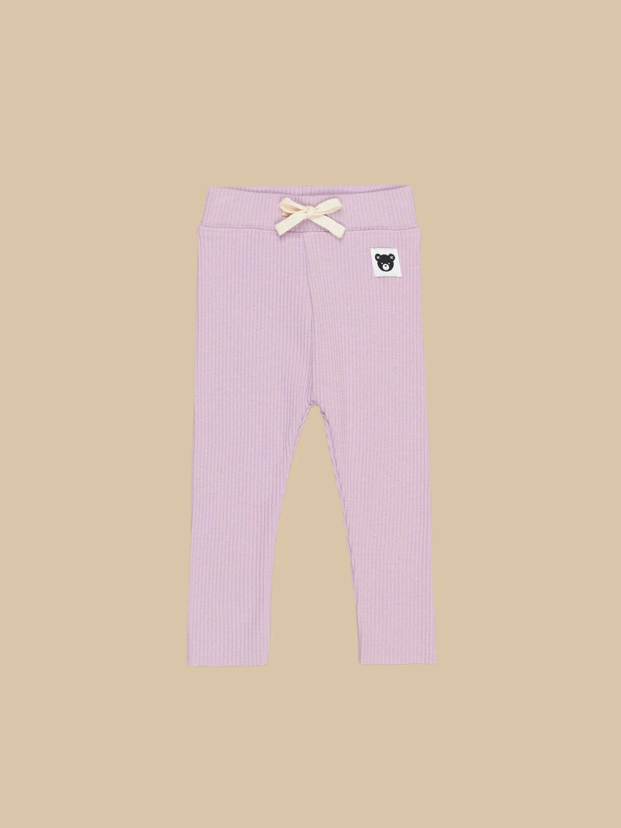 Huxbaby Orchid Rib Leggings
