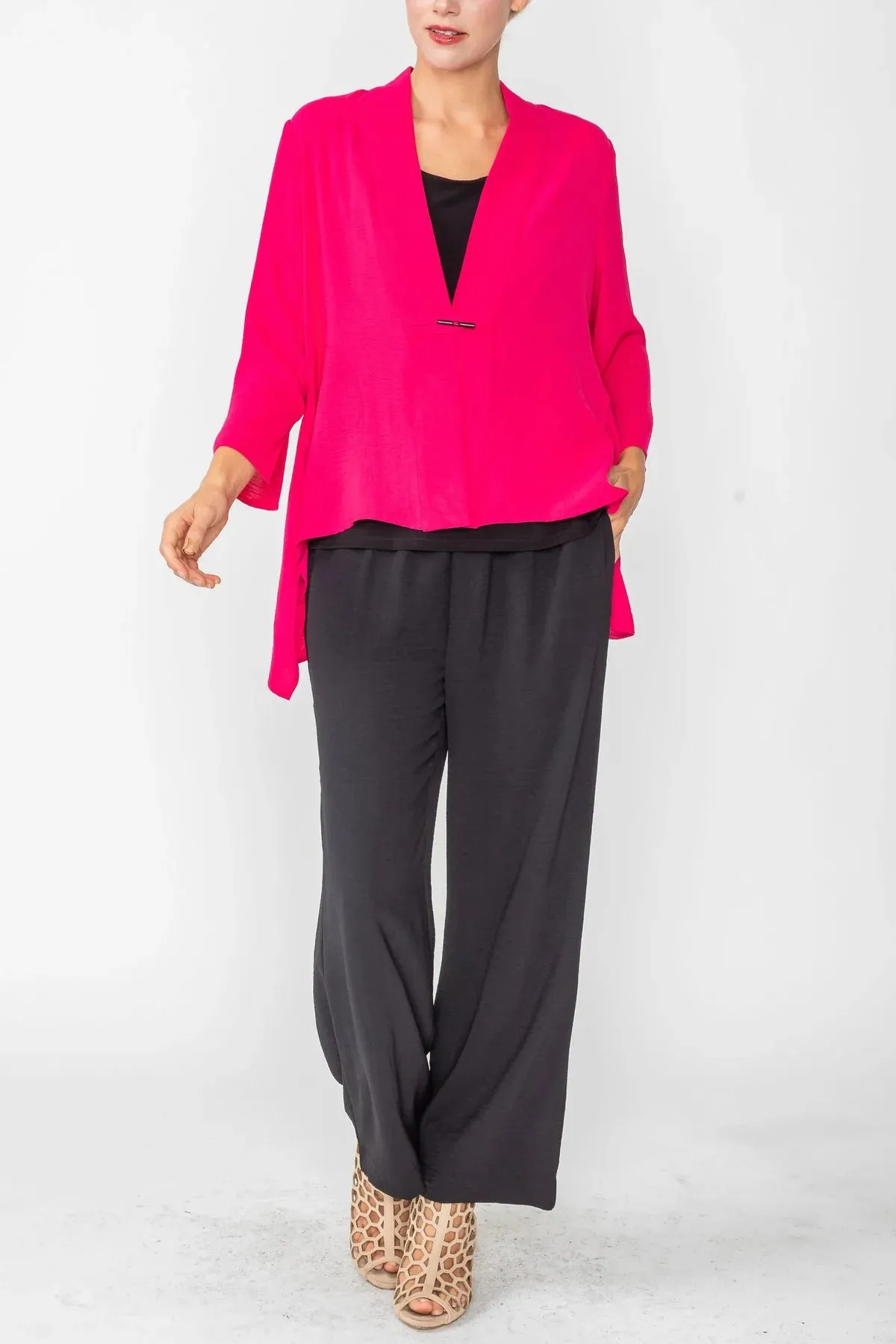 IC COLLECTION Jacket- 6114J- FUCHSIA