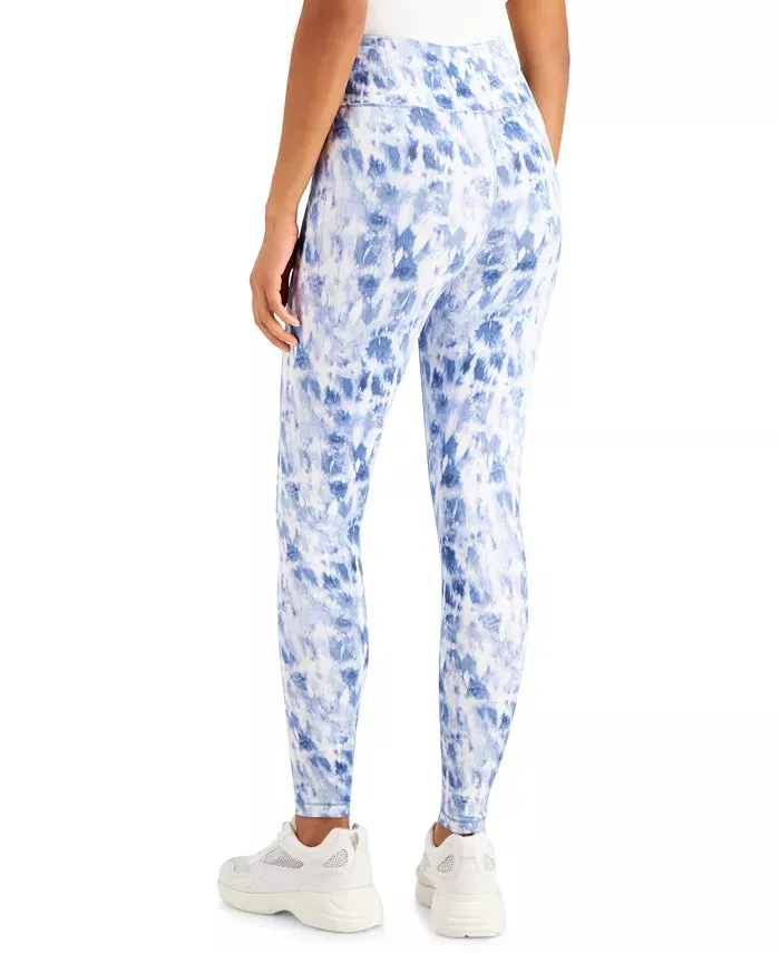 Inc International Concepts Tie-Dyed Compression Leggings, Size Small