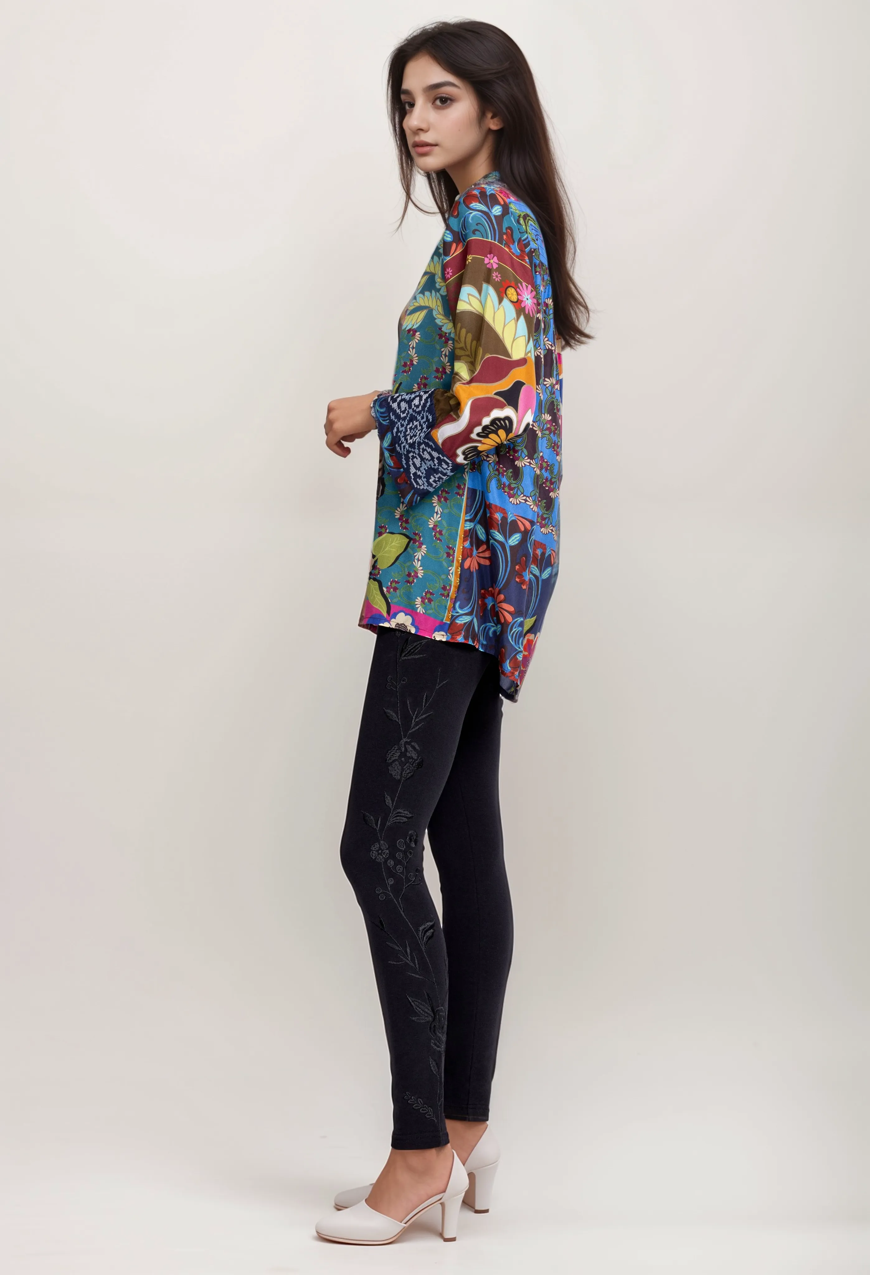 Johnny Was Calipso Tonal Legging R60923 Boho Chic