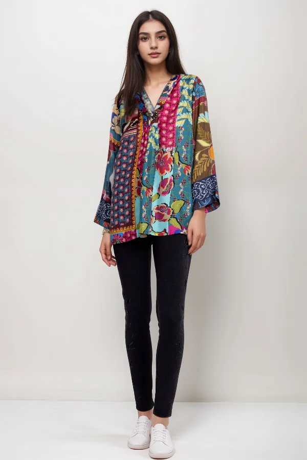 Johnny Was Calipso Tonal Legging R60923 Boho Chic