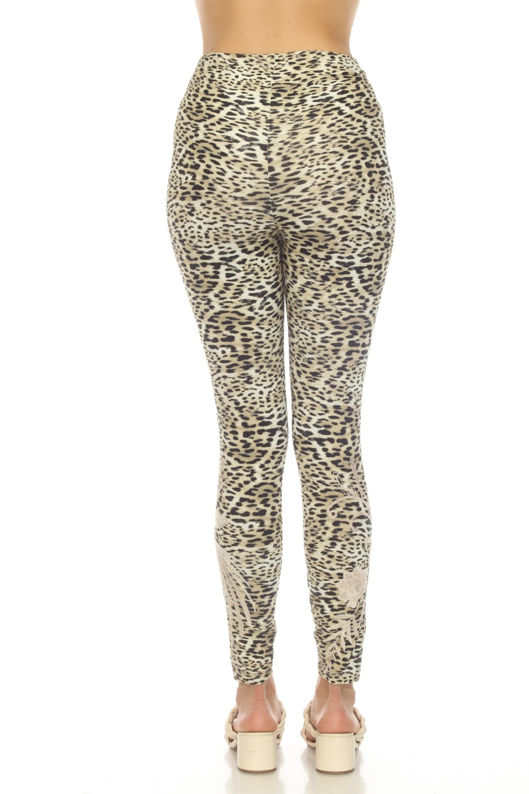 Johnny Was JWLA Frankie Embroidered Pull On Leggings Boho Chic J66423