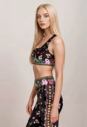 Johnny was Otti Bee Active Reversible Sports Bra A9823 Boho Chic