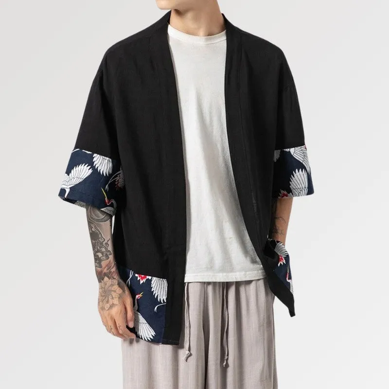 Kimono Cardigan Mens 'Hisashi'