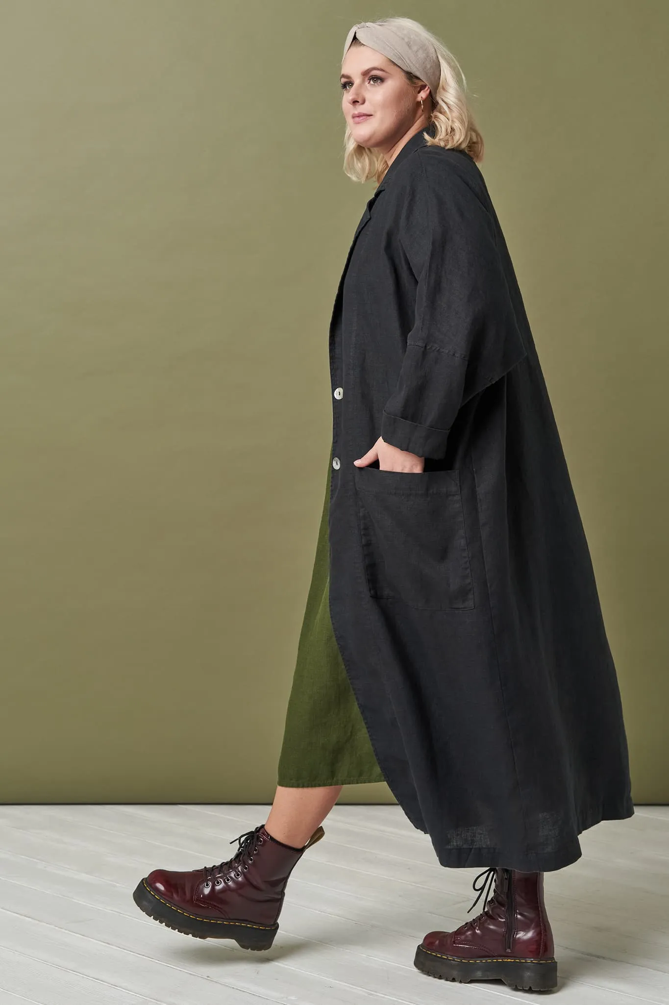 Kimono linen jacket Nikan