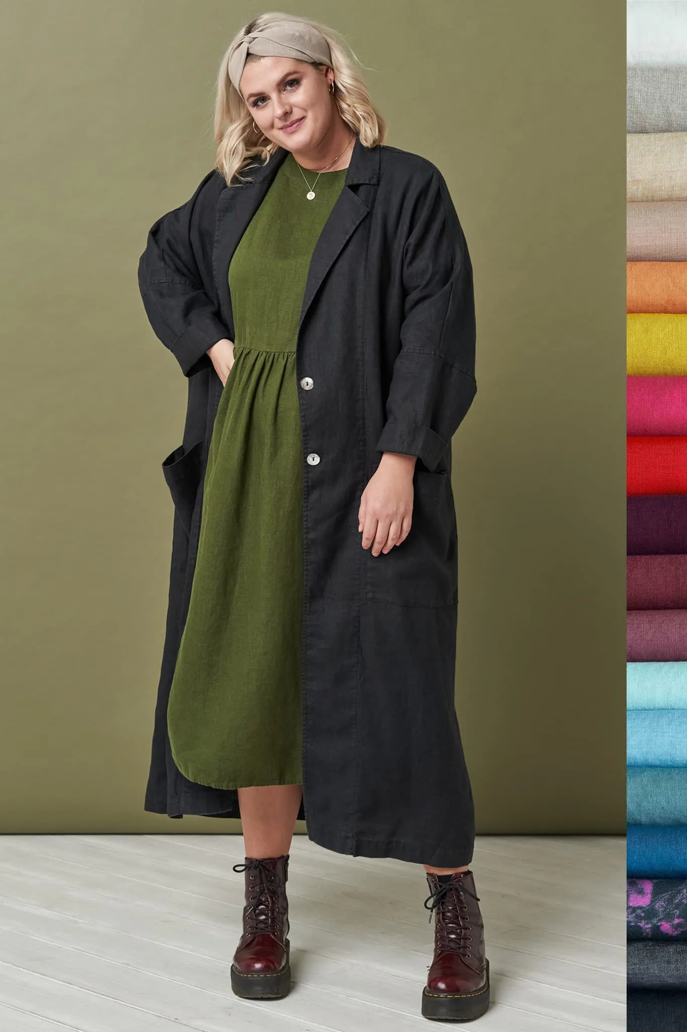 Kimono linen jacket Nikan
