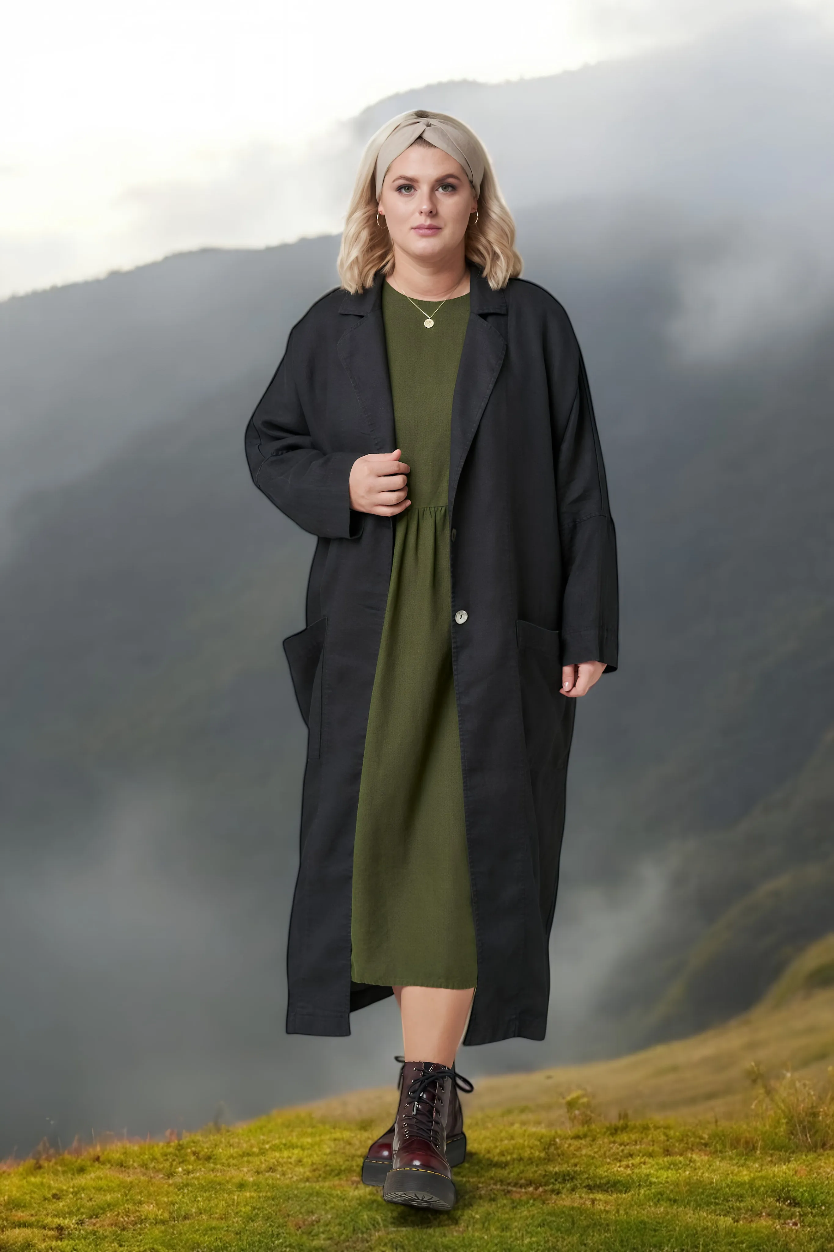 Kimono linen jacket Nikan