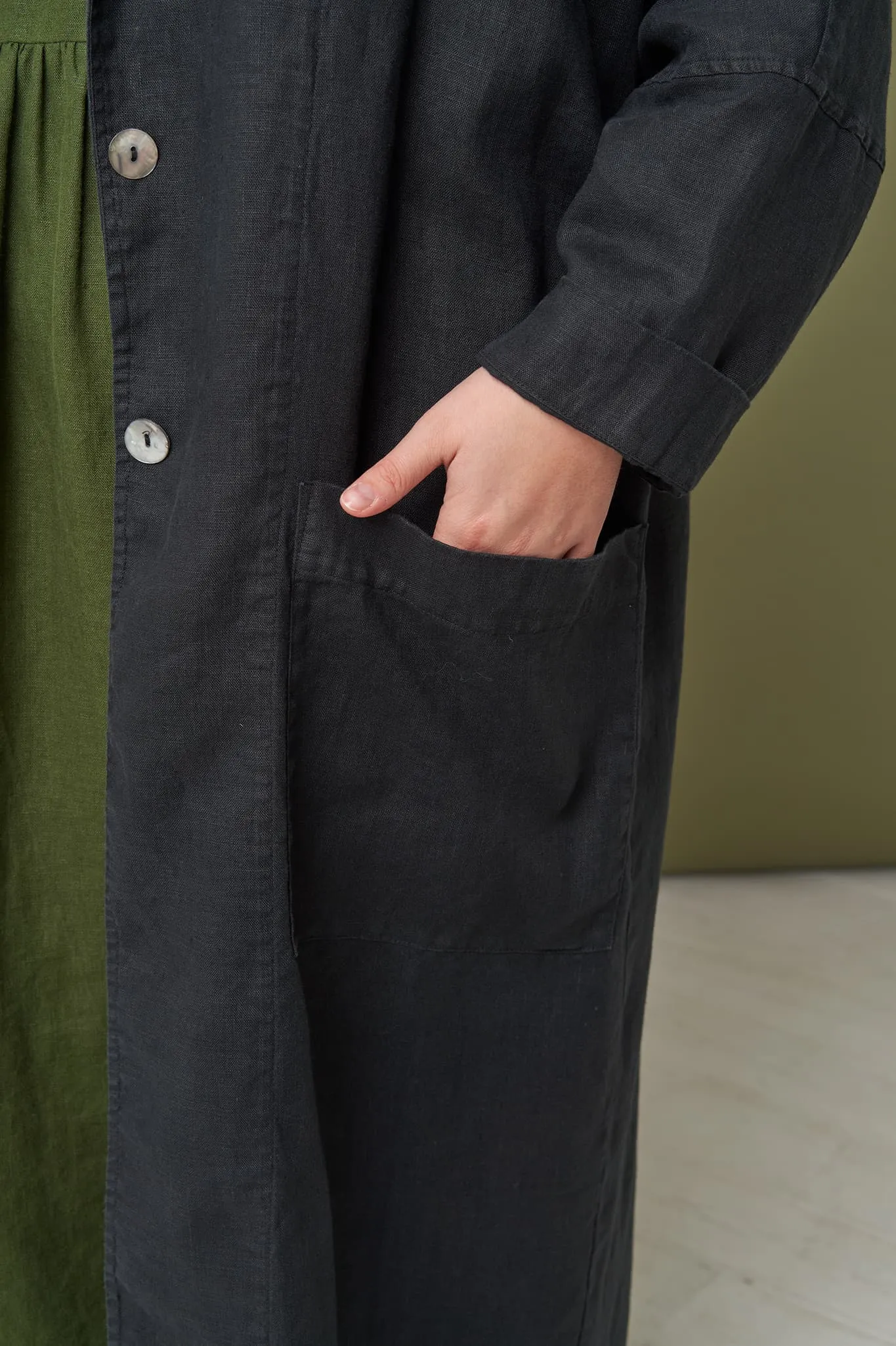 Kimono linen jacket Nikan