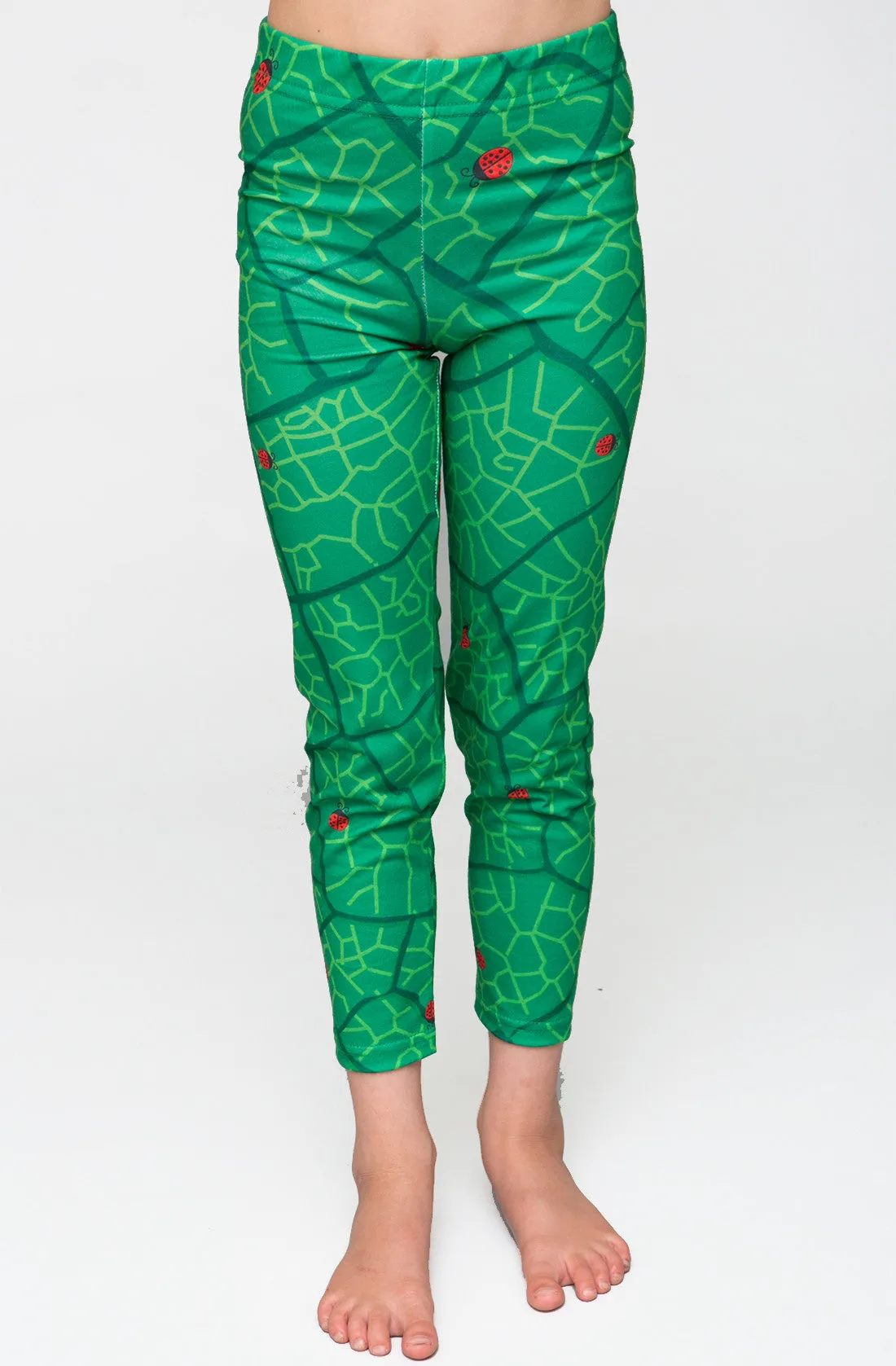 Ladybugs on leaf - Printed leggings