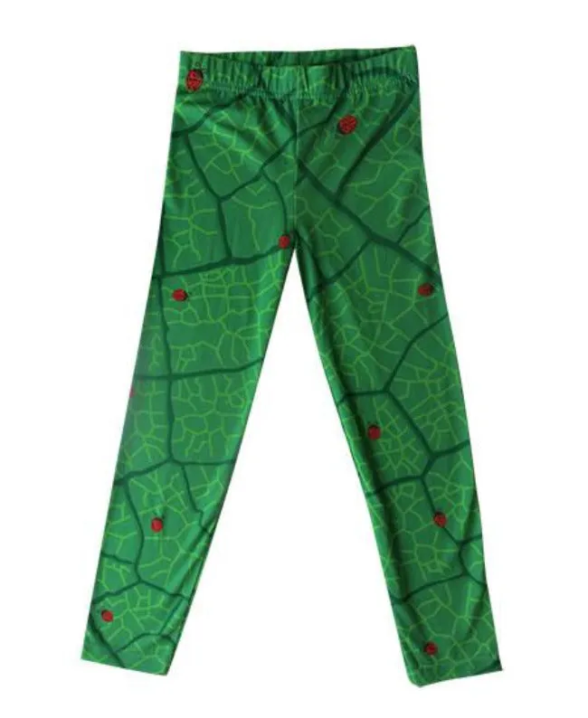 Ladybugs on leaf - Printed leggings