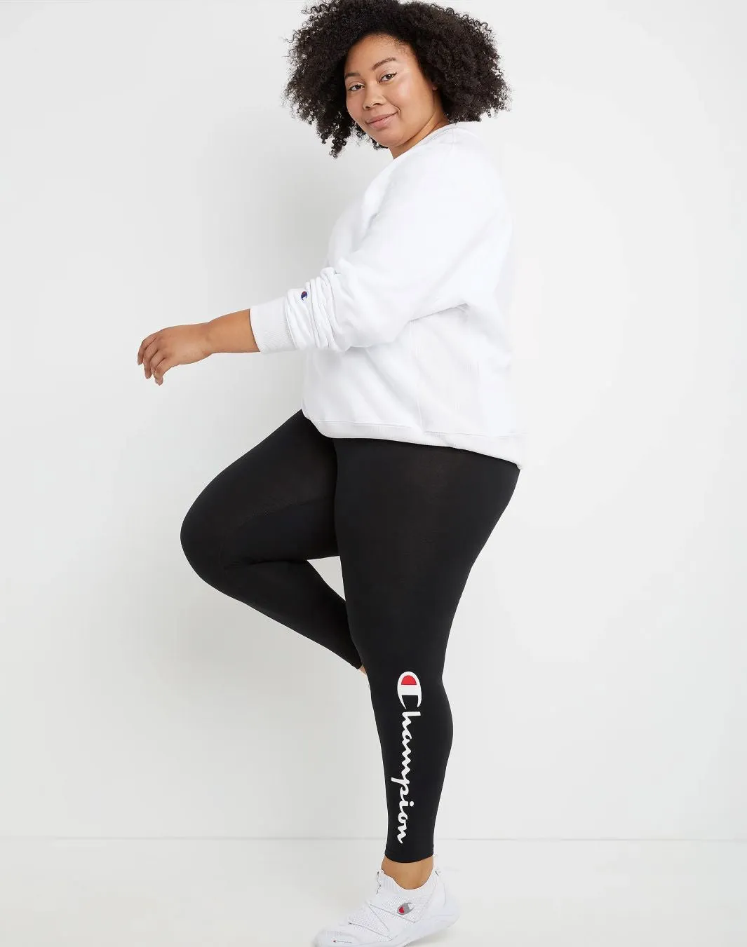 Legging 7/8 Authentic Taille Plus (Noir) de Champion