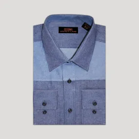 Leon | 100% Cotton | Two-Tone Denim