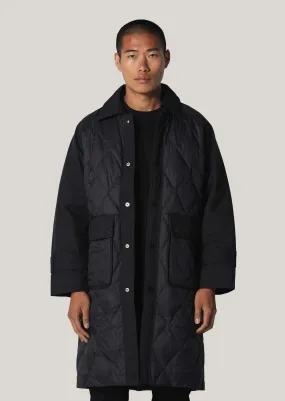 Lever Black Cropped Sleeve Jacket