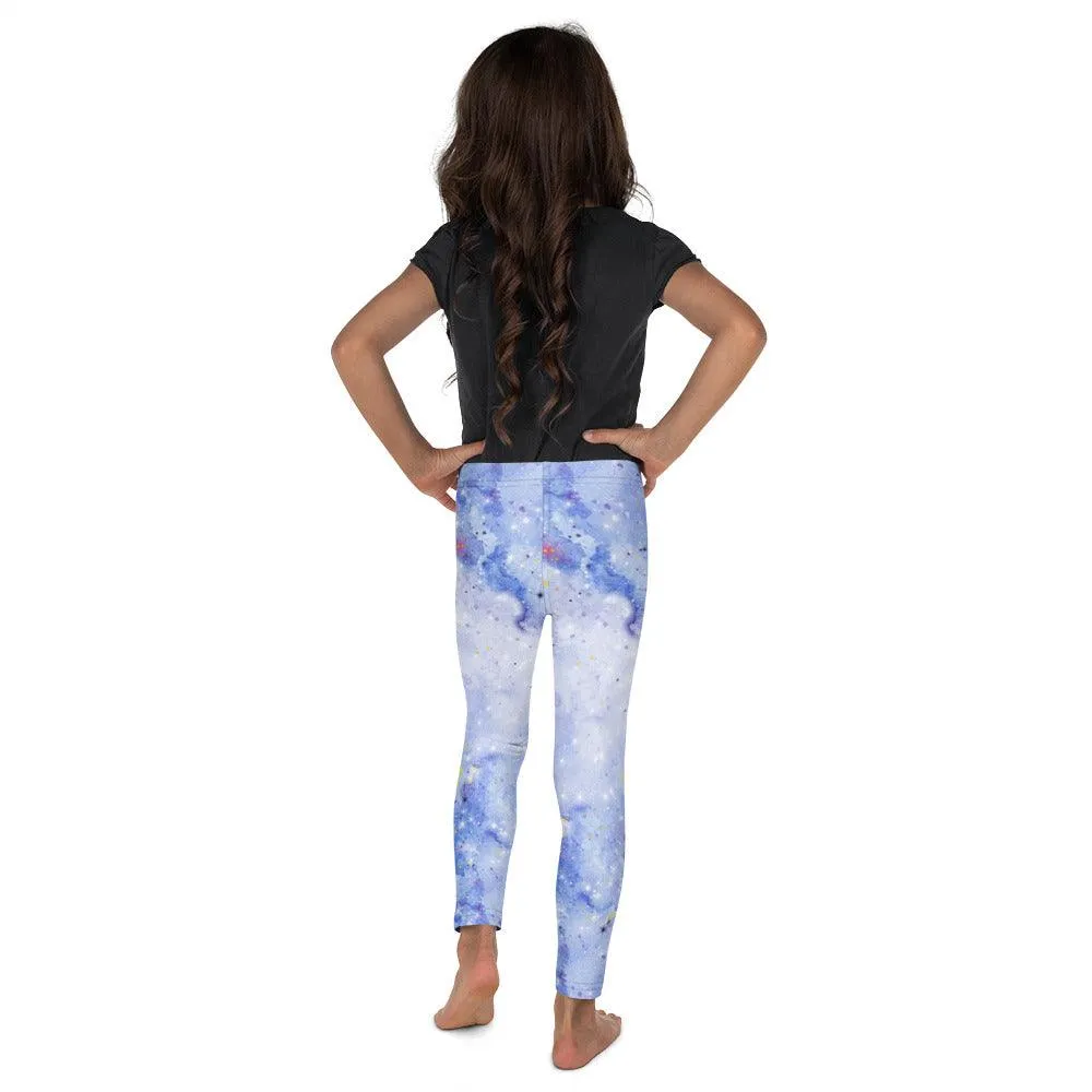 Light Blue Galaxy Kid's Leggings