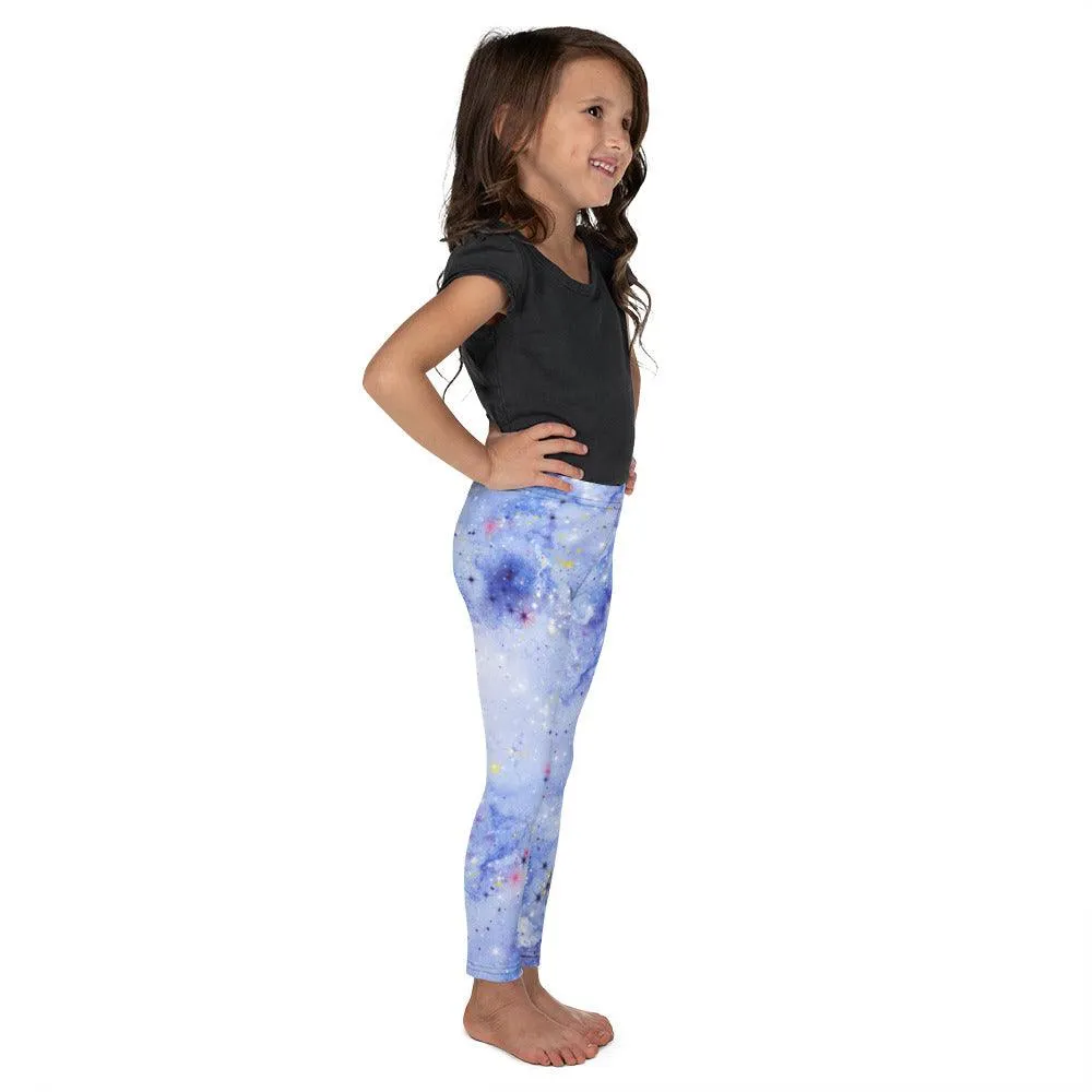 Light Blue Galaxy Kid's Leggings