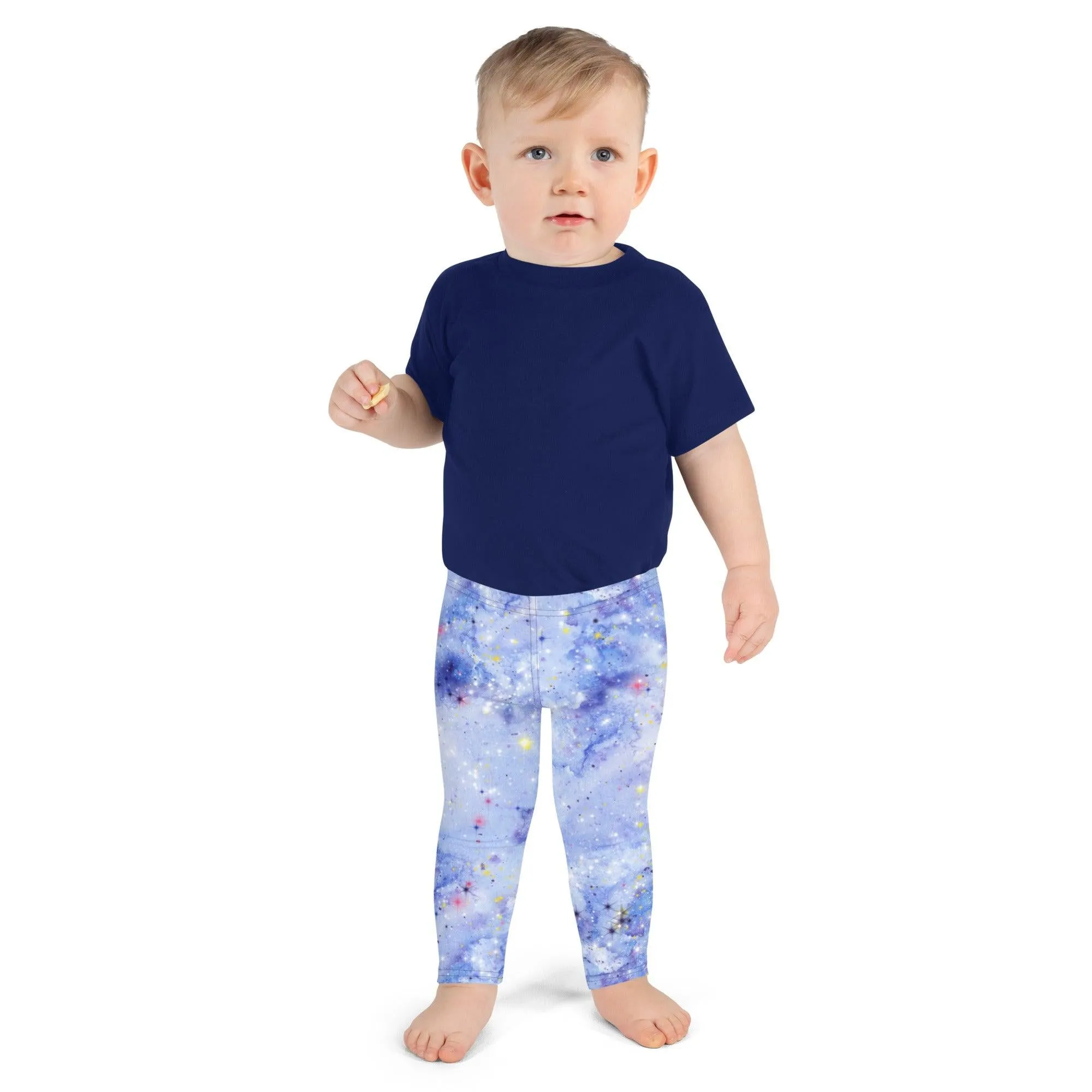 Light Blue Galaxy Kid's Leggings