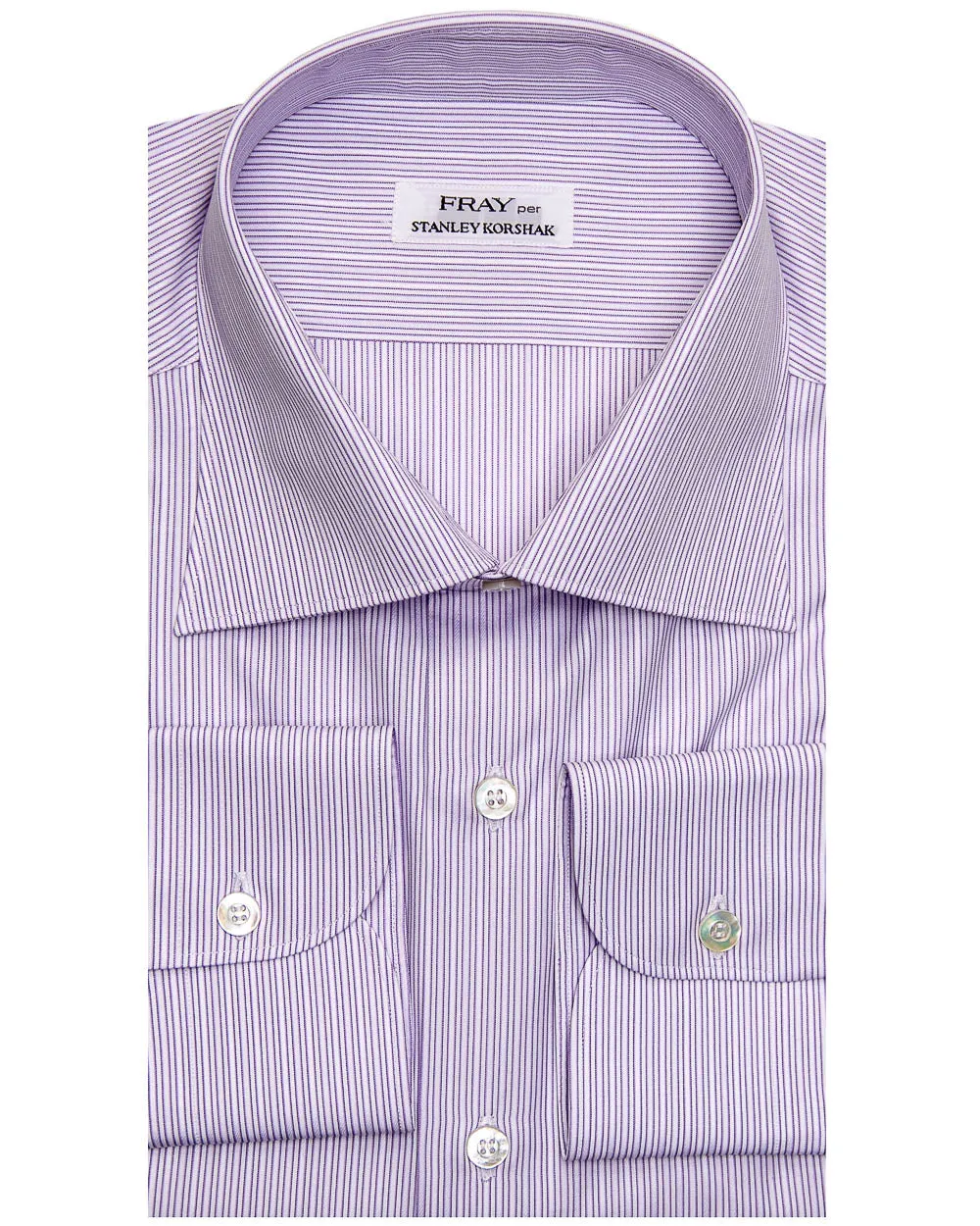 Lilac Thin Stripe Dress Shirt