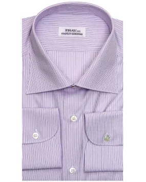 Lilac Thin Stripe Dress Shirt