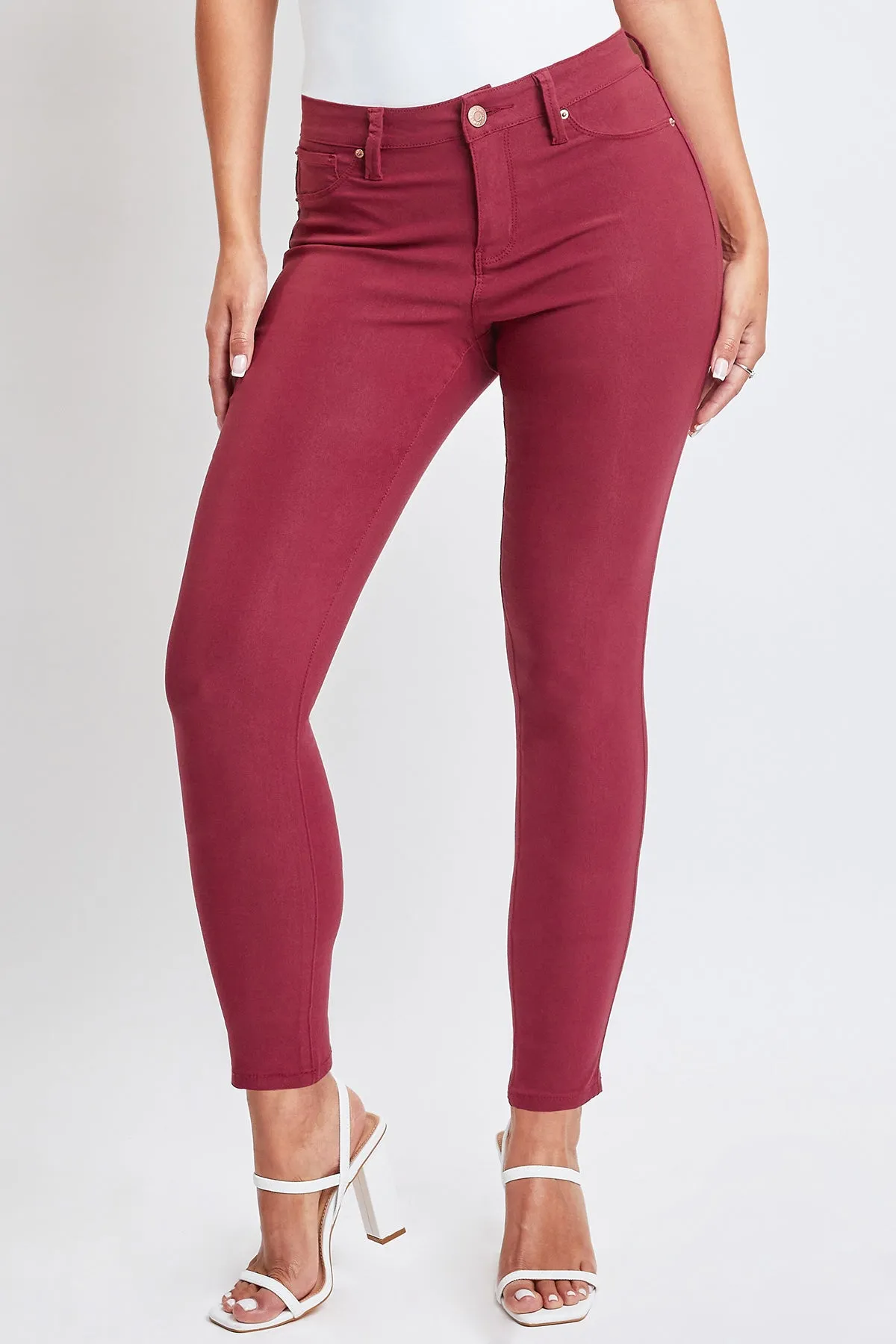 Living the Dream Hyperstretch Denim - Dark Rose