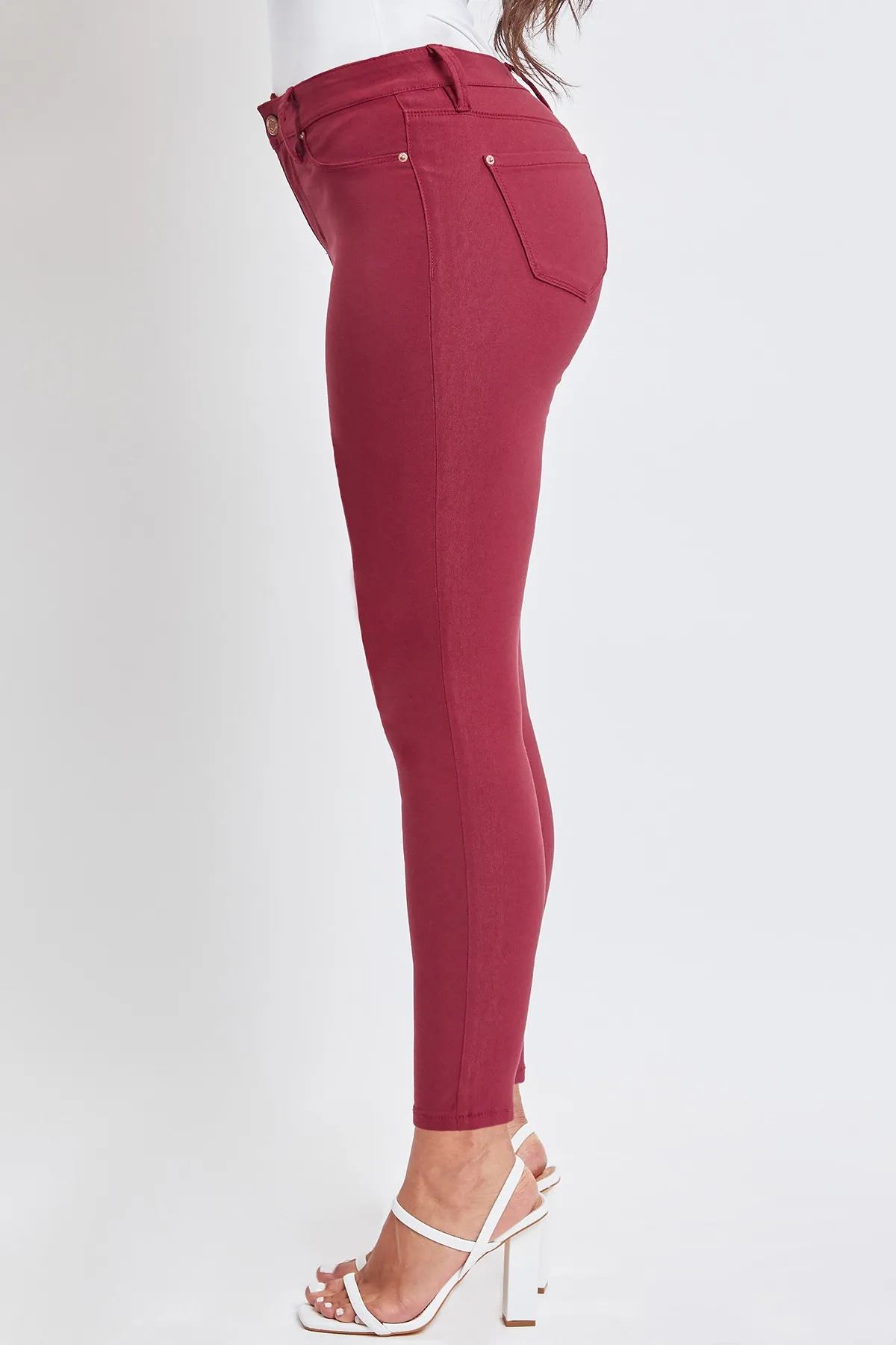Living the Dream Hyperstretch Denim - Dark Rose
