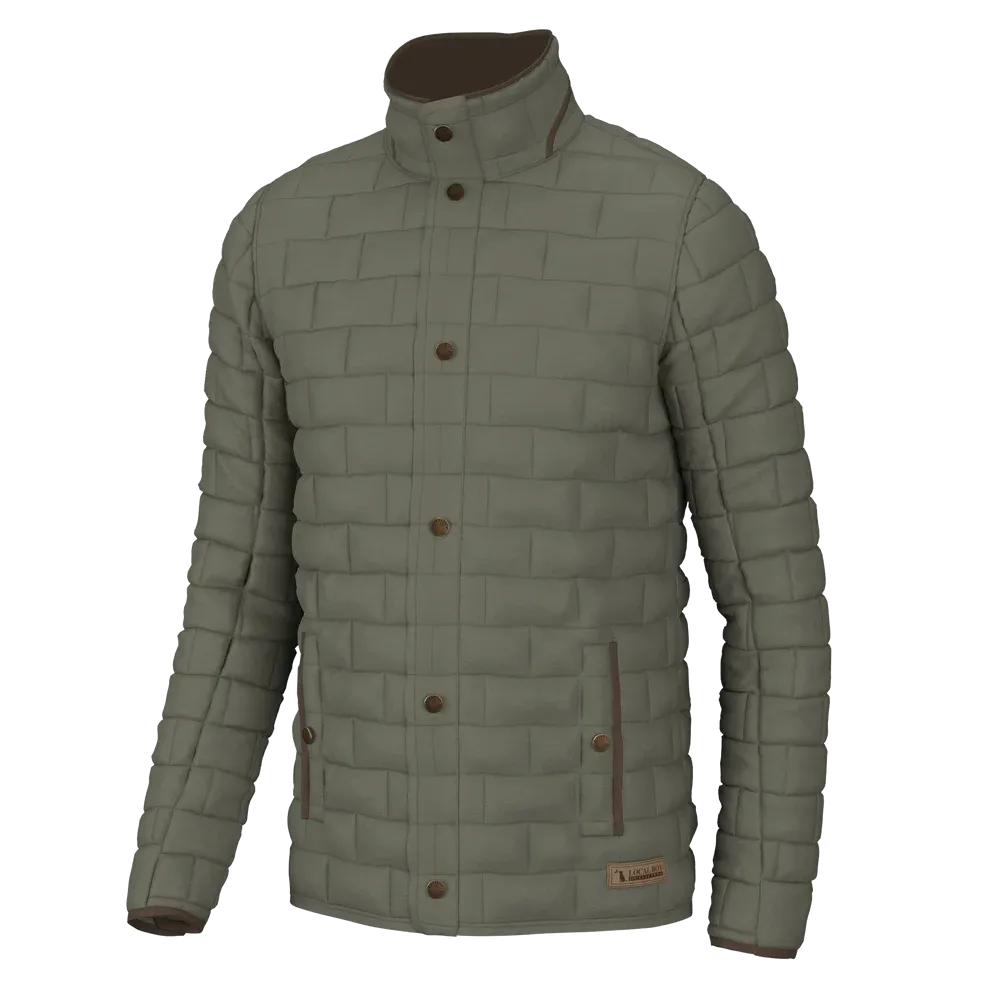 Local Boy Outfitter Brick Quilted Jacket